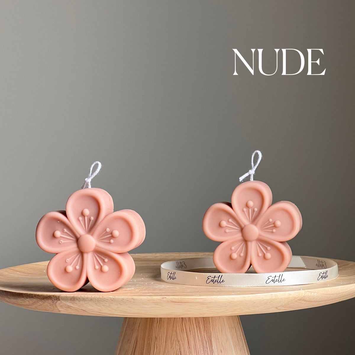 Soy Wax Flower Candle: Sculptural Blossom Candle