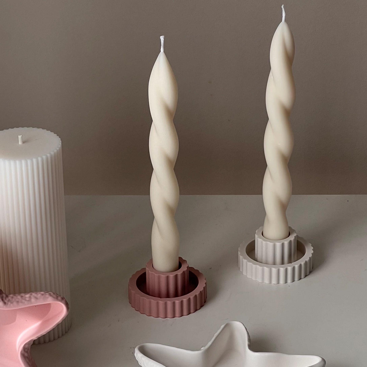 Plat à bijoux étoile de mer en Jesmonite : Plateau décoratif style scandinave