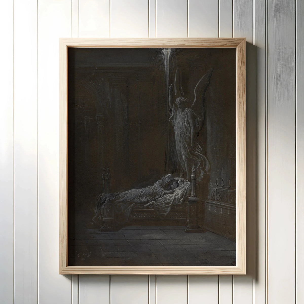 Dark Visions Wall Art: Mythical Spiritual Prints Set