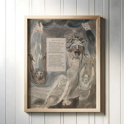 Dark Visions Wall Art: Mythical Spiritual Prints Set