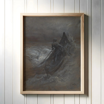 Dark Visions Wall Art: Mythical Spiritual Prints Set