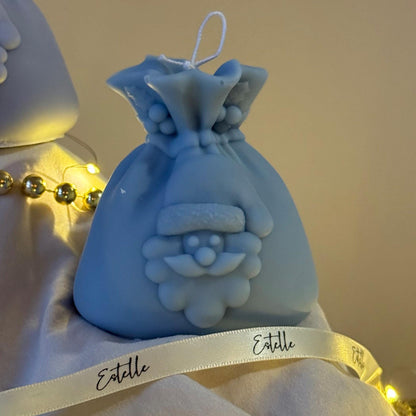 Santa Sack Soy Candle | Hand-Poured Christmas Decor
