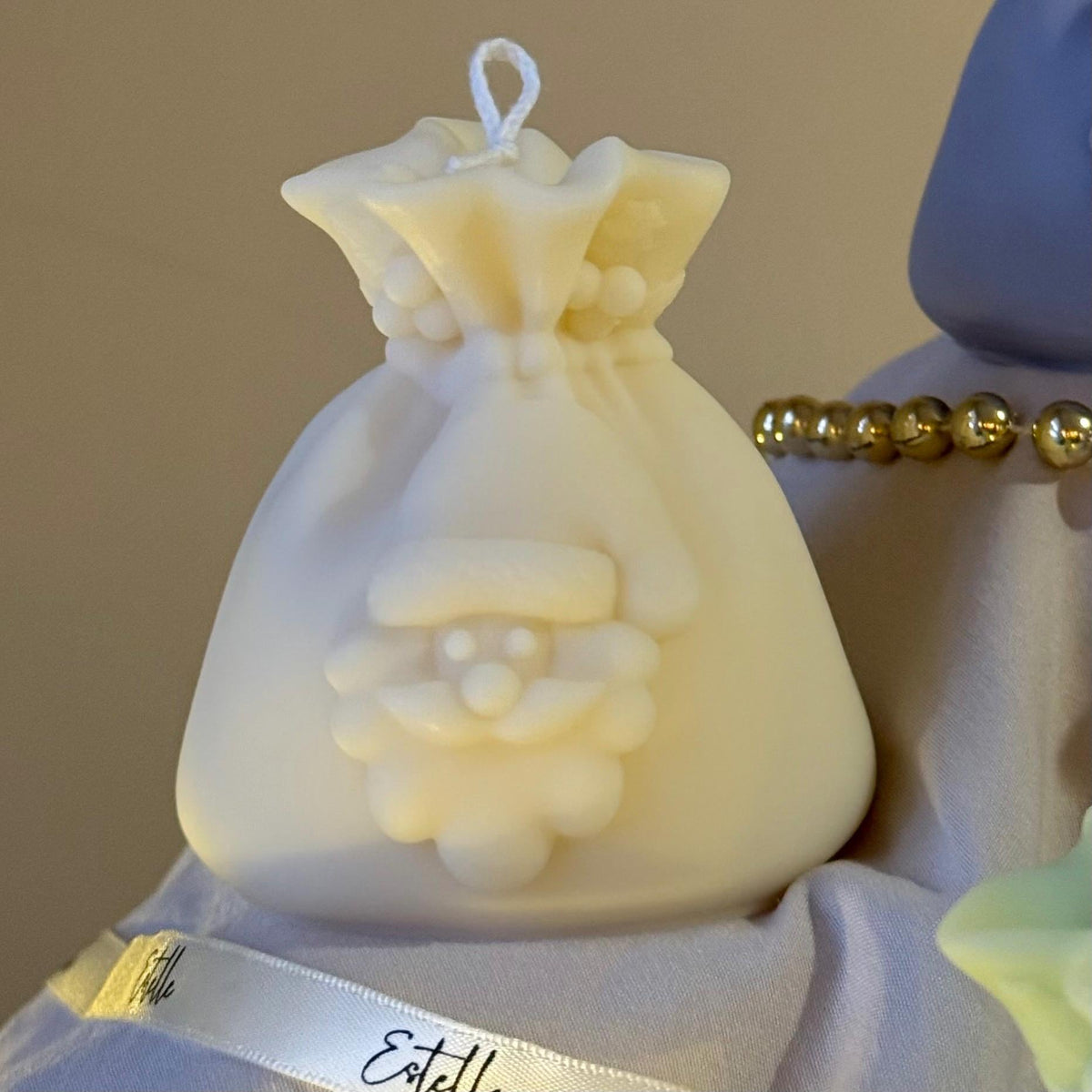 Santa Sack Soy Candle | Hand-Poured Christmas Decor