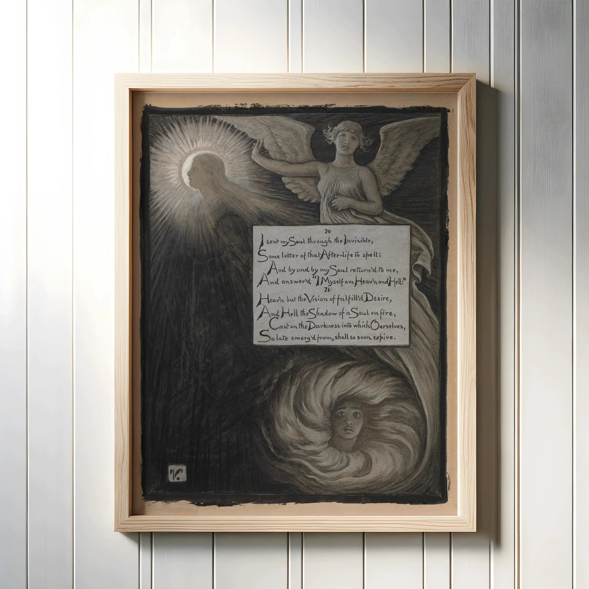 Dark Visions Wall Art: Mythical Spiritual Prints Set