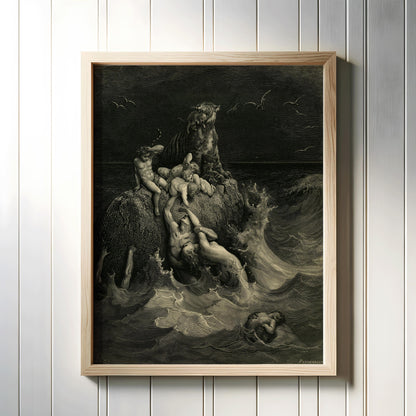 Dark Visions Wall Art: Mythical Spiritual Prints Set