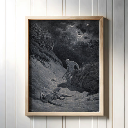 Dark Visions Wall Art: Mythical Spiritual Prints Set