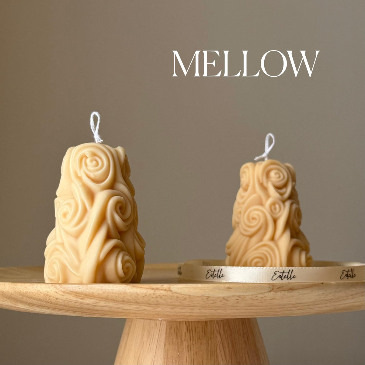 Handmade Roses Soy Candle | Sculptural Home Decor, Wedding Favor