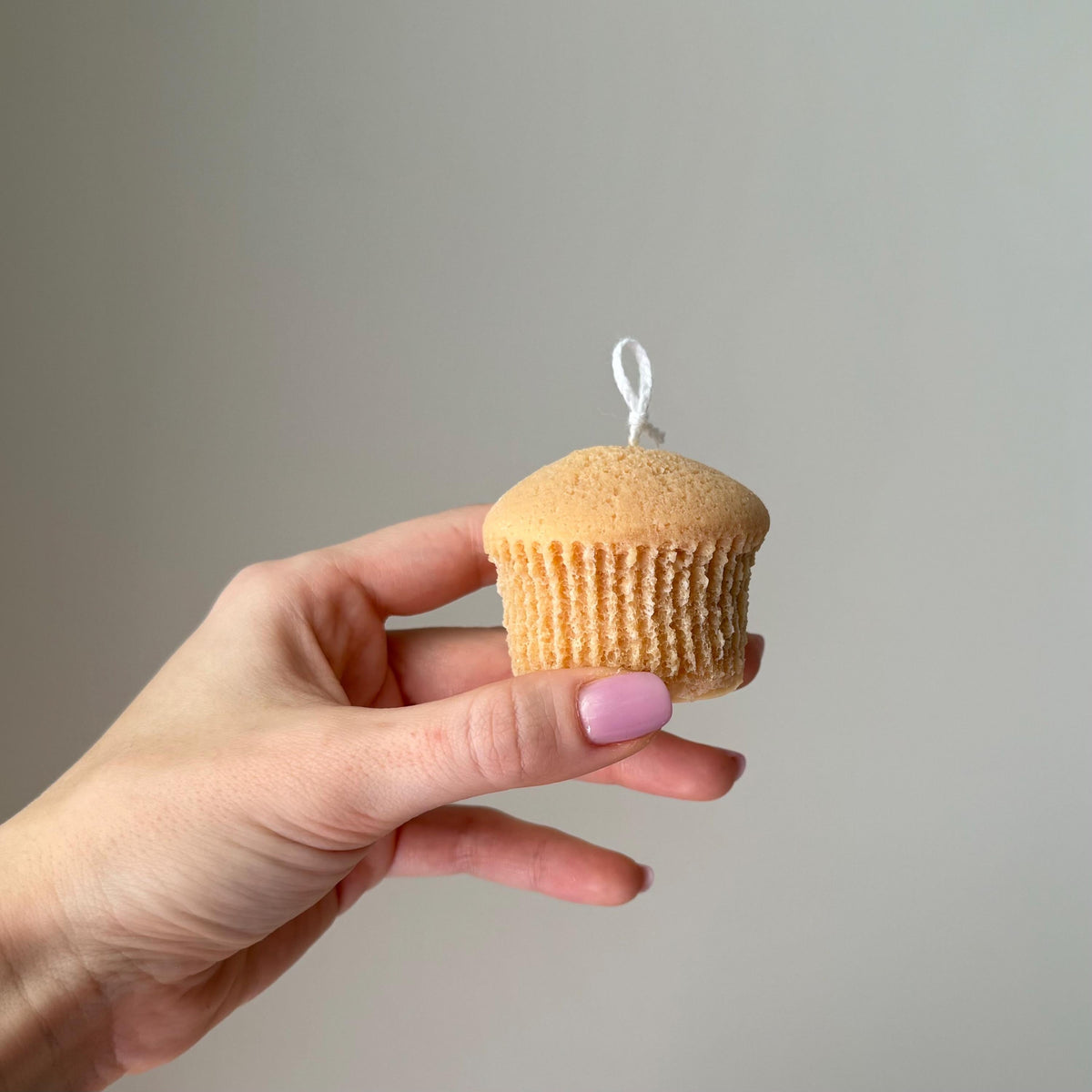 Bougie artisanale au soja Cupcake : Décoration d'intérieur végétalienne tendance