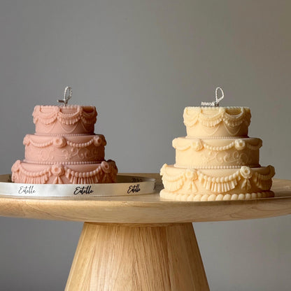 Bougie de gâteau | Décoration artisanale tendance