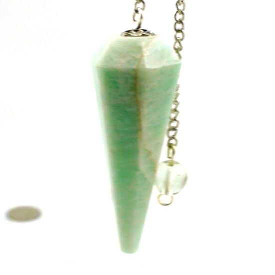 Amazonite Pendulum 6 Facet & Bead - 3 Pack