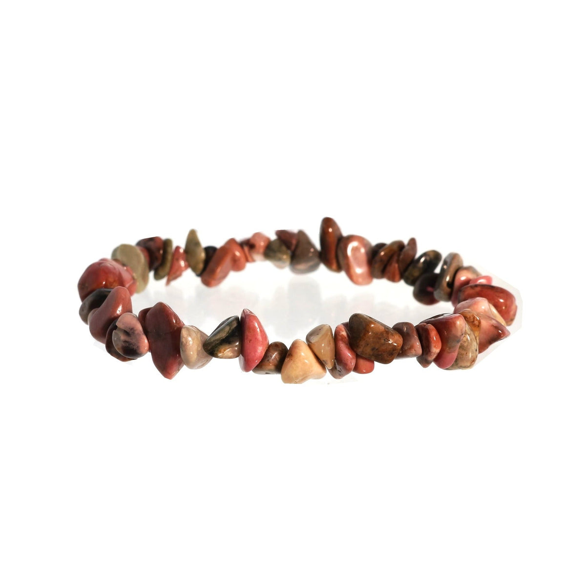 Rhodochrosite Bead Bracelet