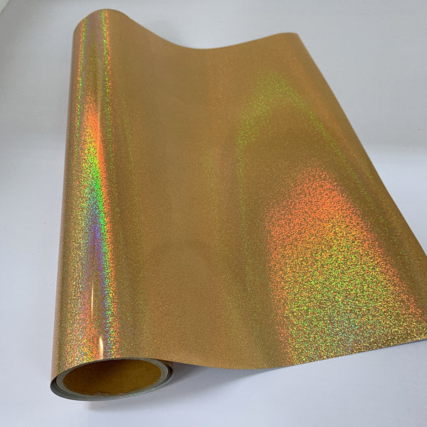 Flex thermocollant à paillettes dorées (Flex Foil)