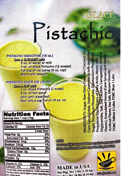 Pistachio 4 in 1 Bubble Tea / Latte and Frappe Mix - Multi-Use Powdered Beverage Mix - Ships Free Within Canada on Orders Above CAD $199