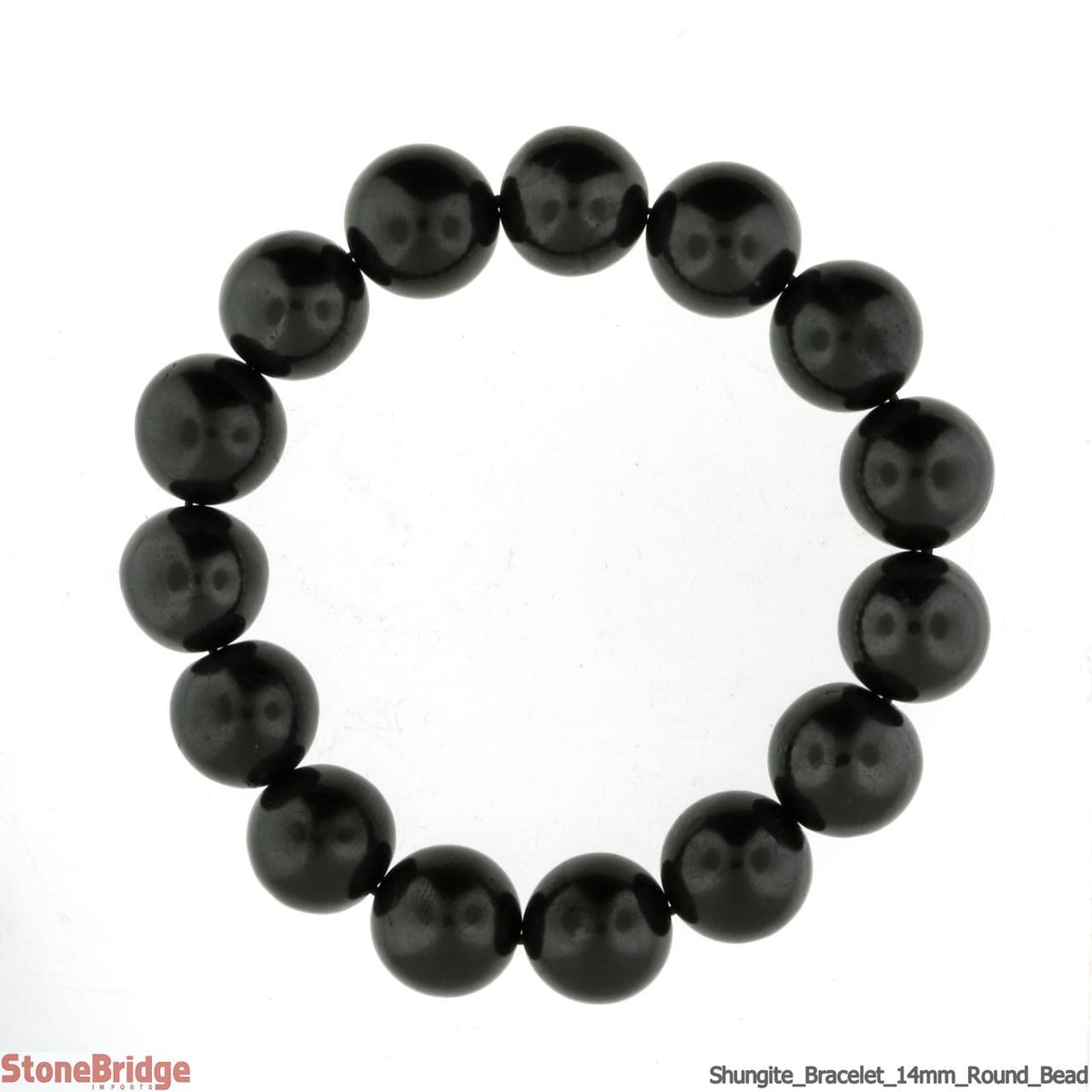 Shungite Round Bracelet - 14mm