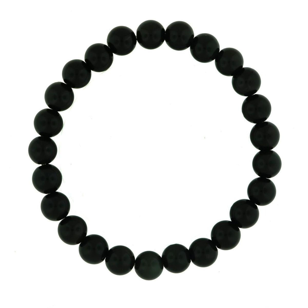 Obsidian Rainbow Round Bracelet - 8mm