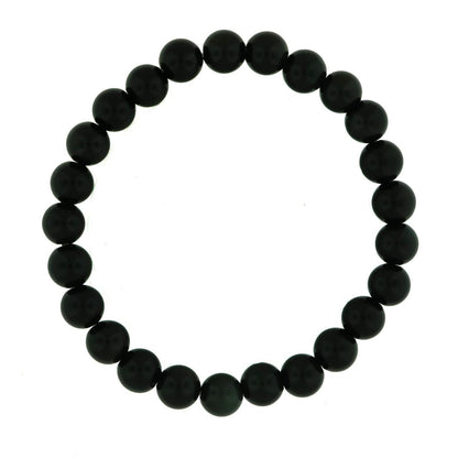 Obsidian Rainbow Round Bracelet - 8mm