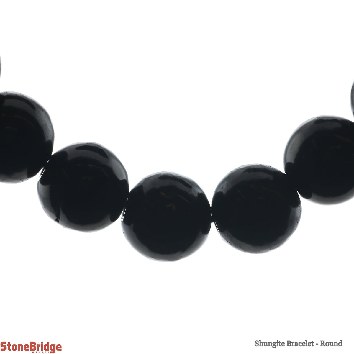 Shungite Bracelet Round - 10mm