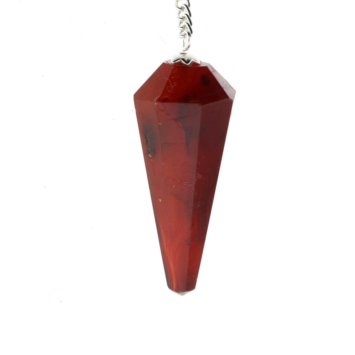 Carnelian Pendulum 6 Facet & Bead - 3 Pack