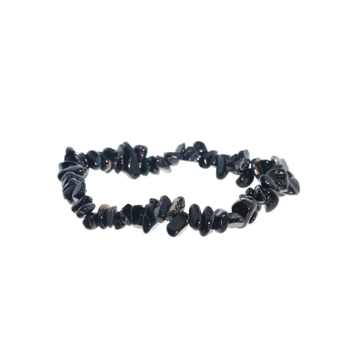 Agate Black Chip Bracelet (Enhanced)