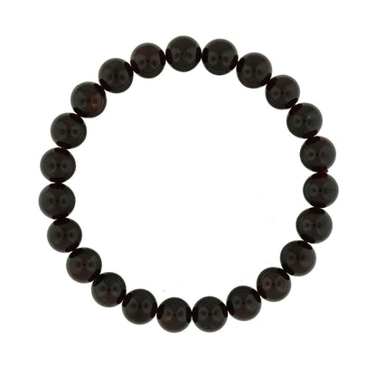 Garnet Bead Bracelet