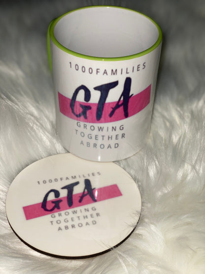 Ensemble tasse et sous-verre personnalisés
