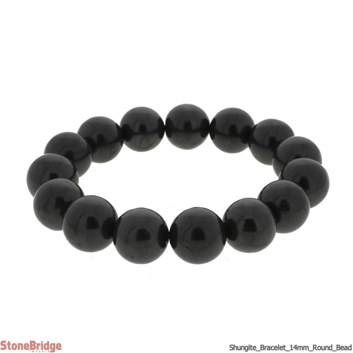 Shungite Round Bracelet - 14mm