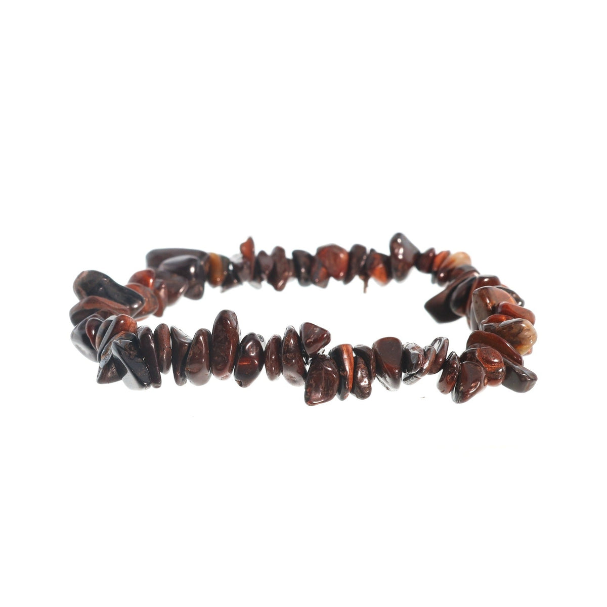 Tiger's Eye Red Bead Bracelet