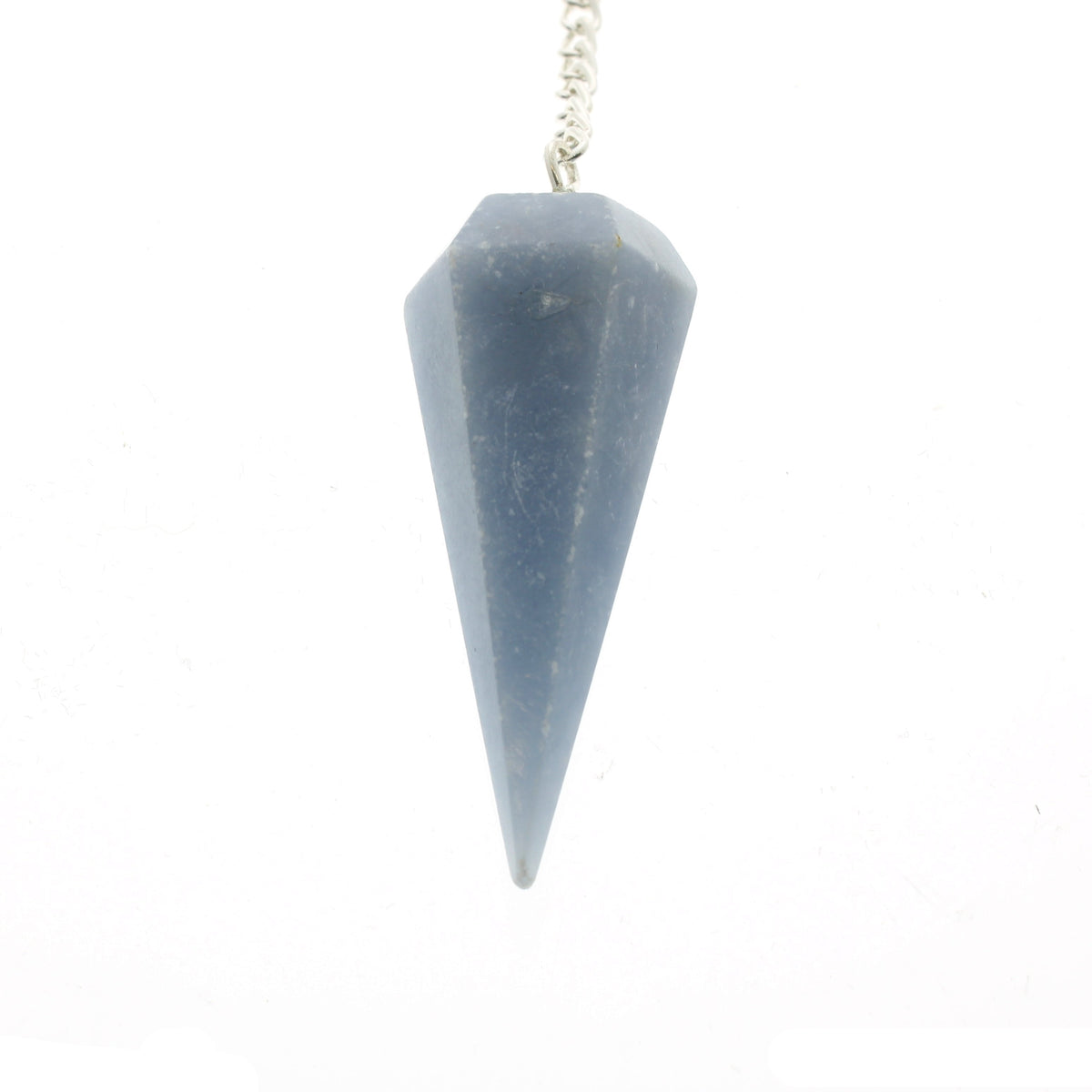 Angelite Pendulum 6 Facet & Bead - 3 Pack