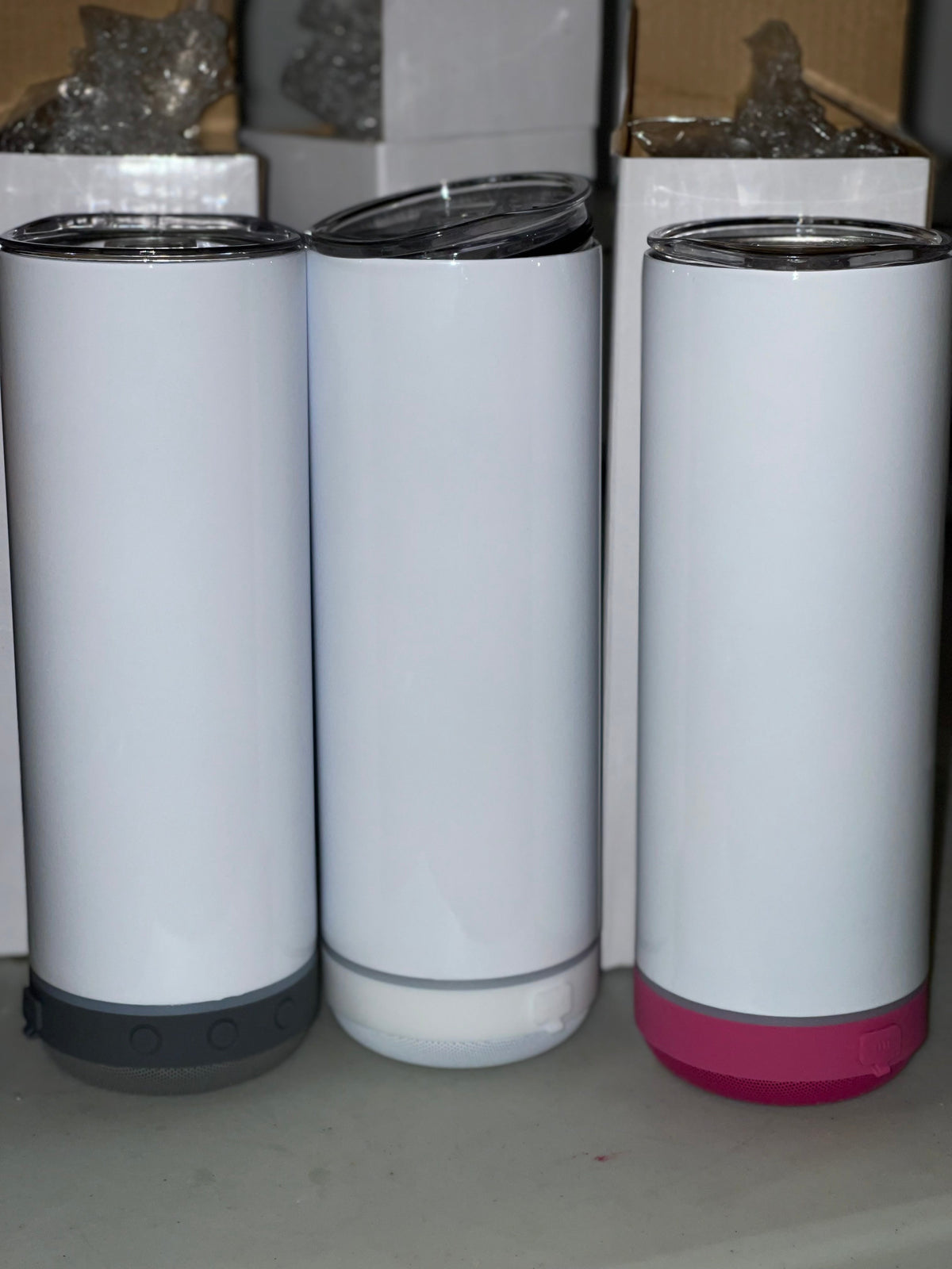 Gobelet Haut-parleur Bluetooth - Boissons personnalisées avec haut-parleur amovible