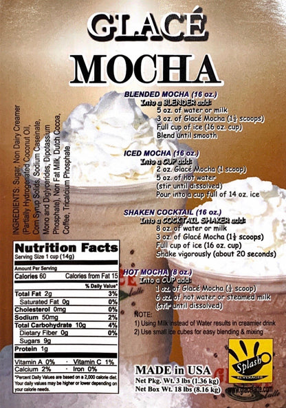 Mocha 4 in 1 Bubble Tea / Latte and Frappe Mix - Multi-Use Powdered Beverage Mix - Ships Free Within Canada on Orders Above CAD $199