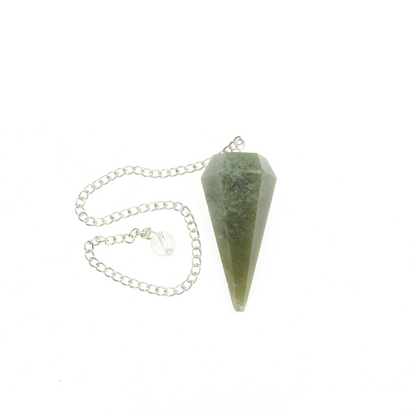 Bloodstone Pendulum 6 Facet & Bead - 3 Pack