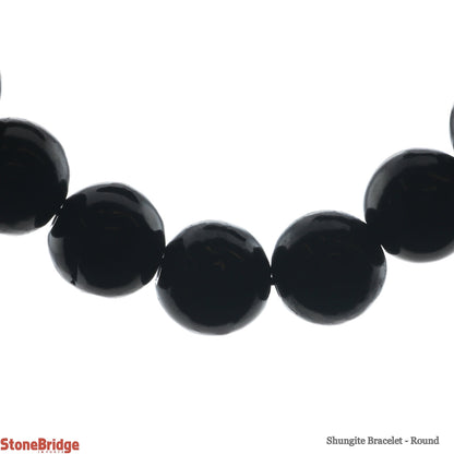 Shungite Bracelet Round - 12mm