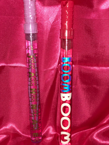 Personalized Bubble Wands 12-Pack | Custom Party Favours