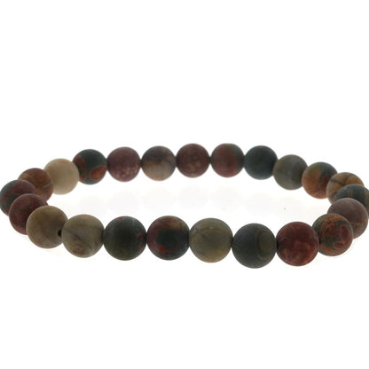 Picasso Jasper Bead Bracelet
