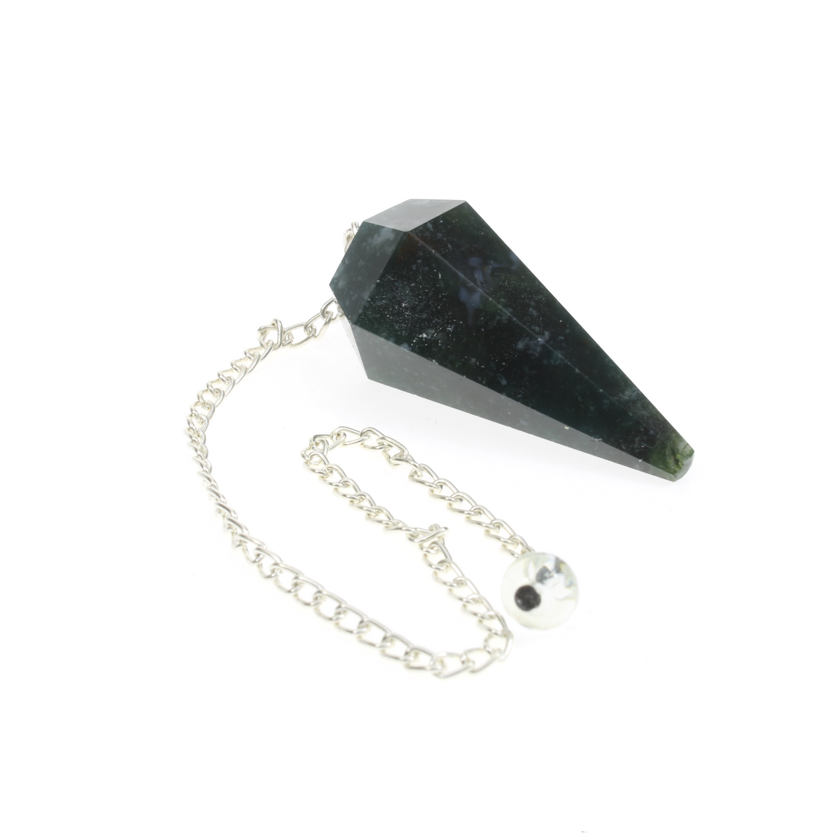 Bloodstone Pendulum 6 Facet & Bead - 3 Pack