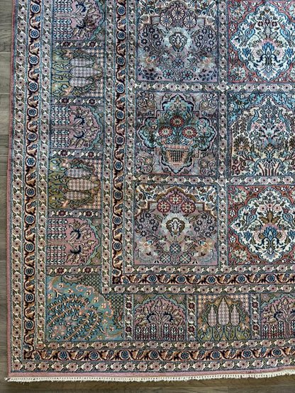 Indian Kashmir Rug | 6' 0" x 8' 11"