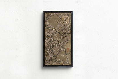 Estampe Giclée "Fleurs de Prunier Blanches" de Jakuchu Ito : Art Botanique Asiatique Vintage