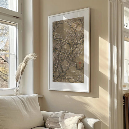 Estampe Giclée "Fleurs de Prunier Blanches" de Jakuchu Ito : Art Botanique Asiatique Vintage