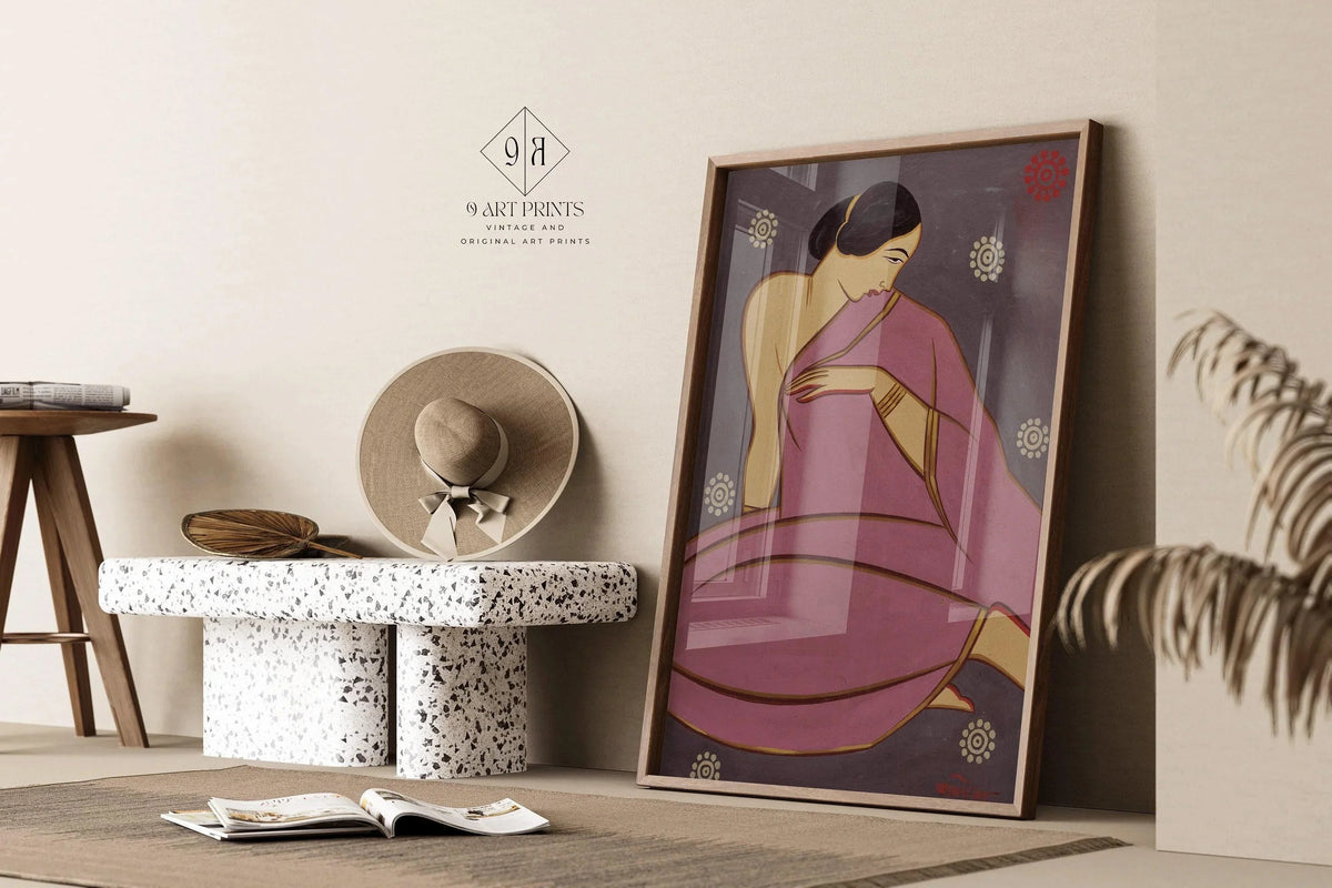 Jamini Roy - Pink Sari