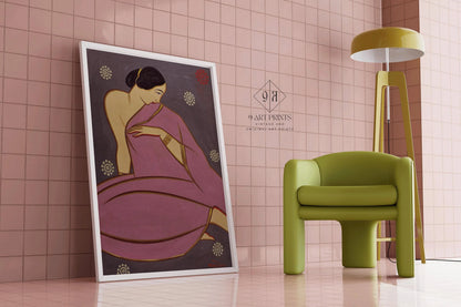 Jamini Roy - Pink Sari