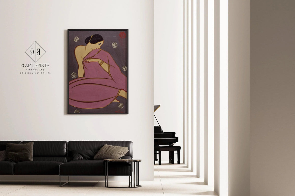 Jamini Roy - Pink Sari