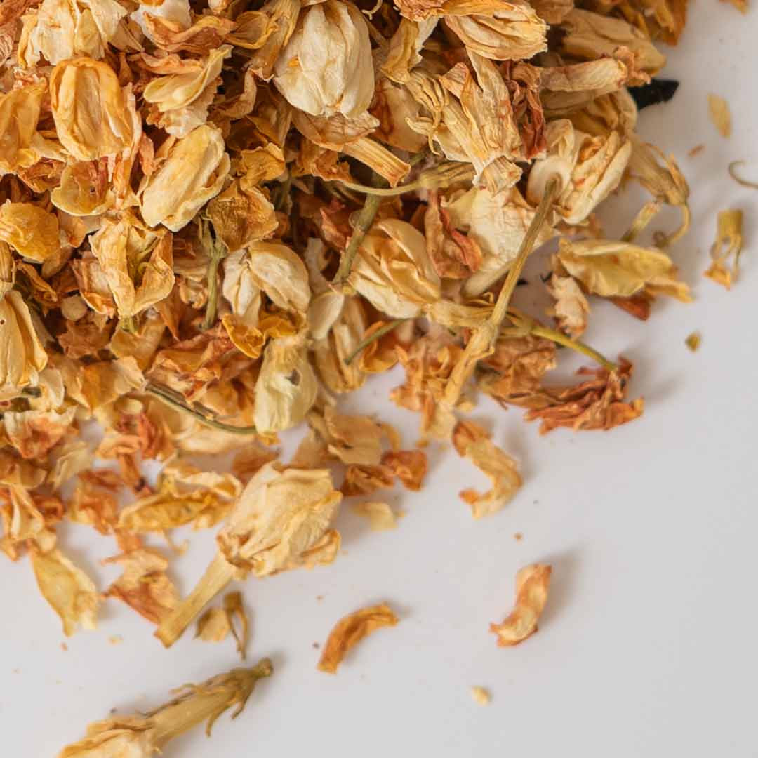 Tisane de fleur de jasmin – Rayhana Organics – Fleurs entières séchées