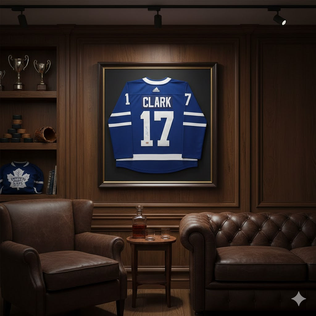 Wendel Clark Signed Adidas Toronto Maple Leafs Blue Jersey