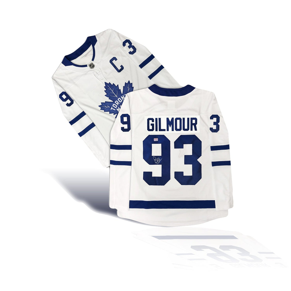 Doug Gilmour Autographed Toronto Maple Leafs White Jersey