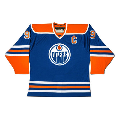 Wayne Gretzky Autographed Edmonton Oilers Blue Jersey
