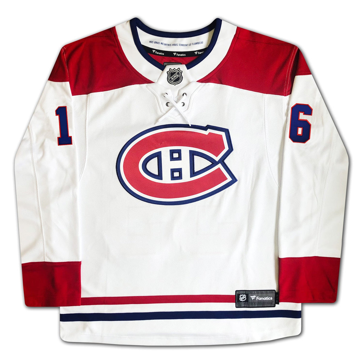 MAILLOT BLANC DES CANADIENS DE MONTRÉAL AUTOGRAPHÉ PAR HENRI RICHARD – OBJET DE COLLECTION DE HOCKEY DE LA LNH SIGNÉ (TAILLE L OU XL)