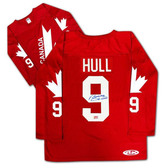 Bobby Hull Autographed Team Canada Red Jersey