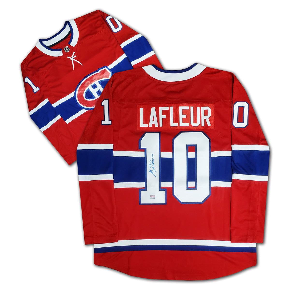 Guy Lafleur Autographed Montreal Canadiens Red Jersey