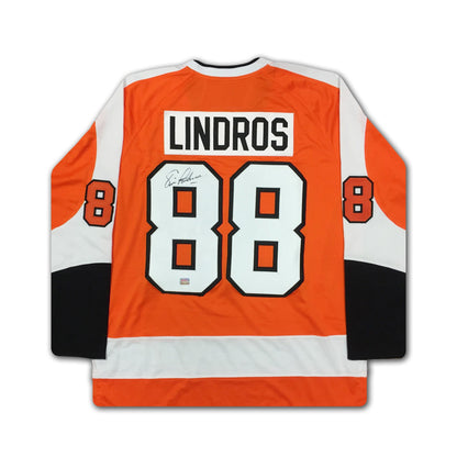 Eric Lindros Autographed Philadelphia Flyers Orange Jersey
