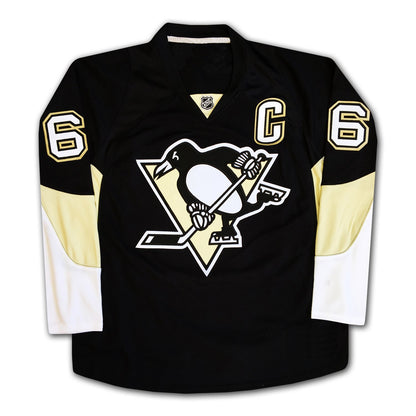 Mario Lemieux Signed Pittsburgh Penguins Black Jersey